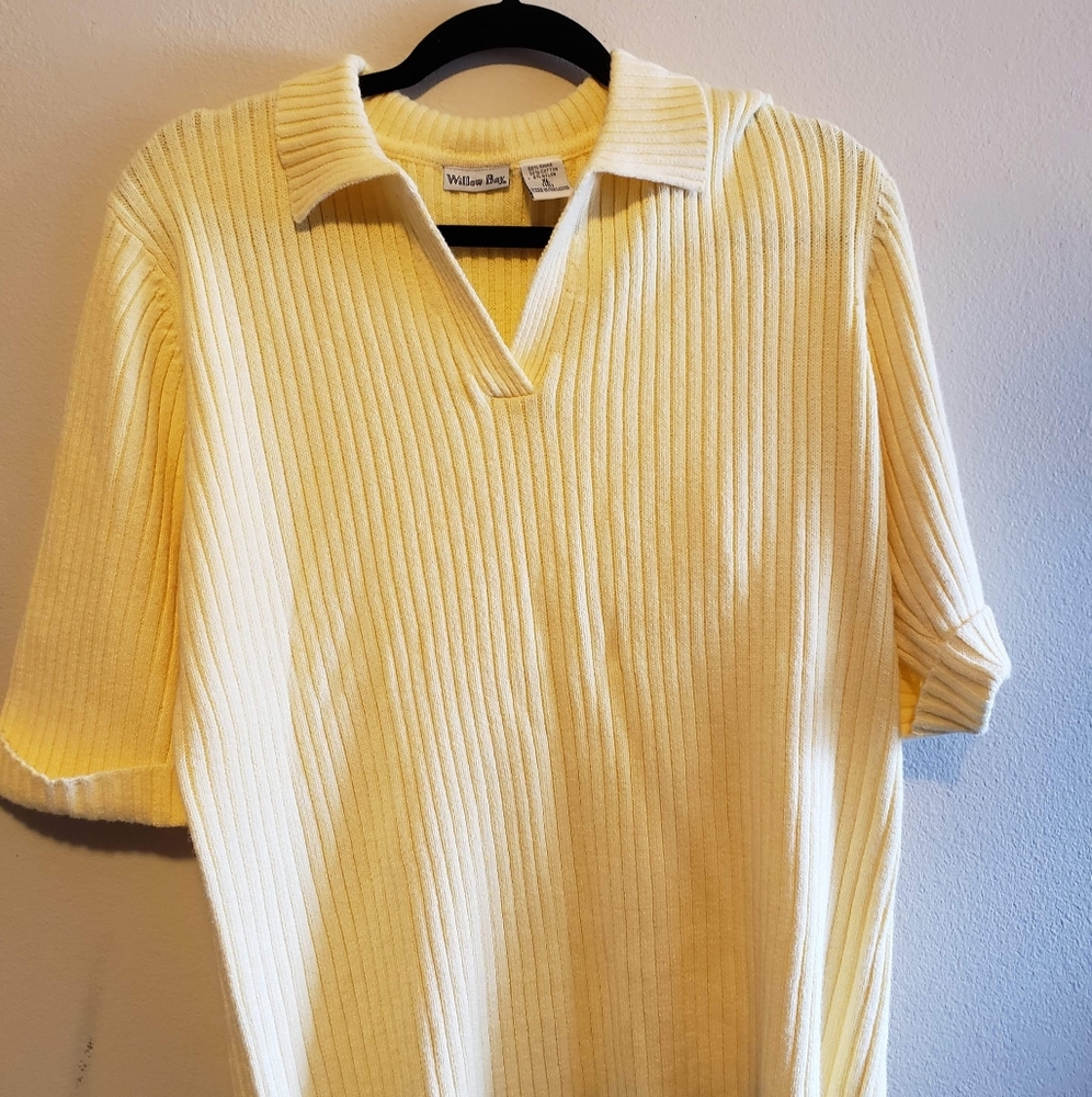 Yellow soft shirt